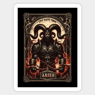 Dark Fantasy Aries Sticker